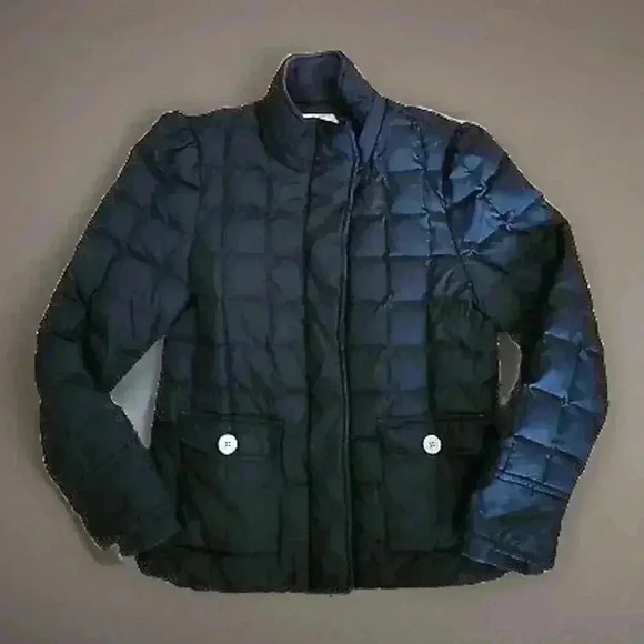 Juicy Couture Full Zip Quilted Jacket Black 09/2010 releaseWomen's Size Small B2 - Picture 1 of 9